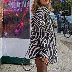 H&M Animal print jacket